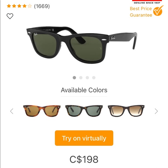 RAY-BAN RB2140 ORIGINAL WAYFARER CLASSIC - Picture 12 of 13